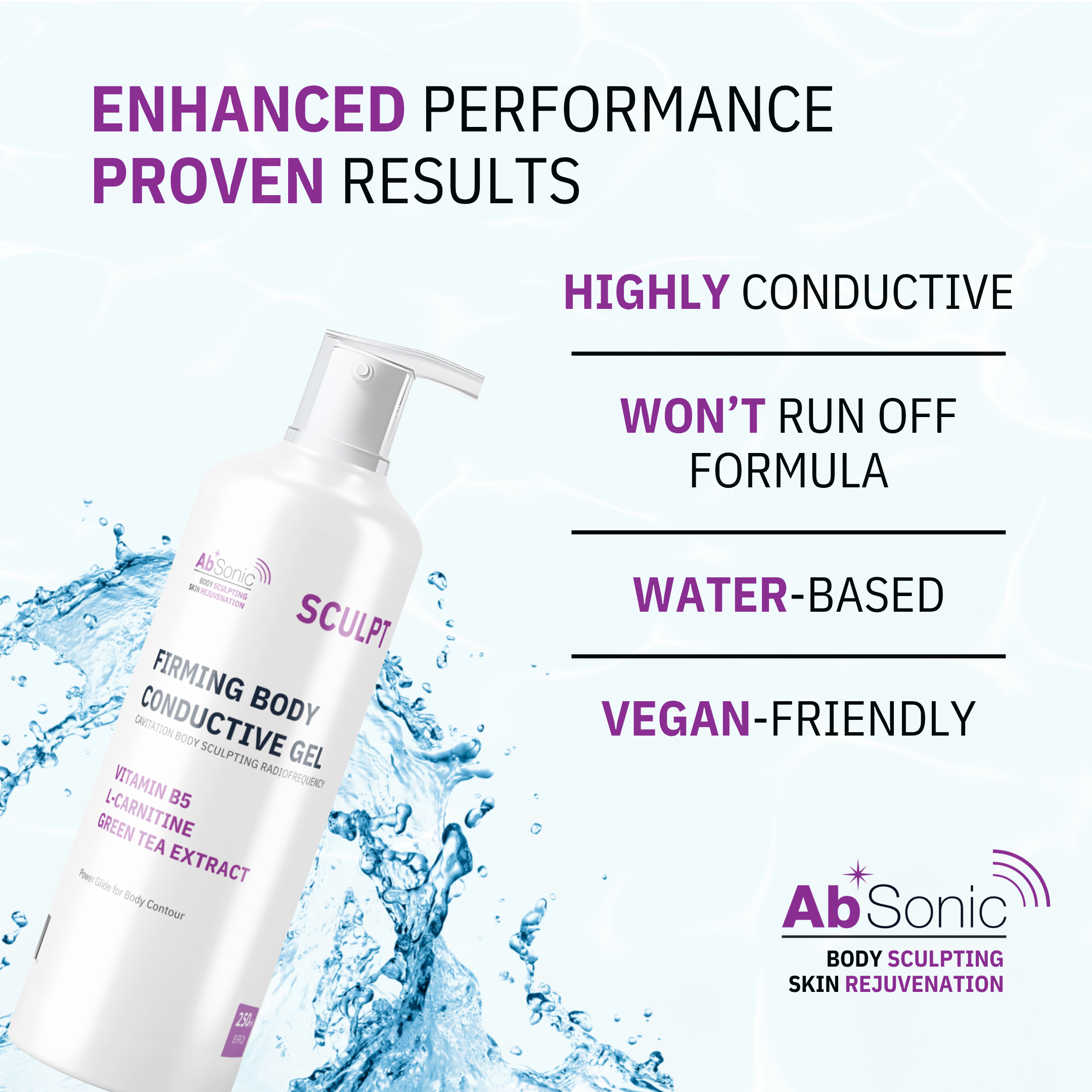 Sculpt Firming Cavitation Conductive Gel