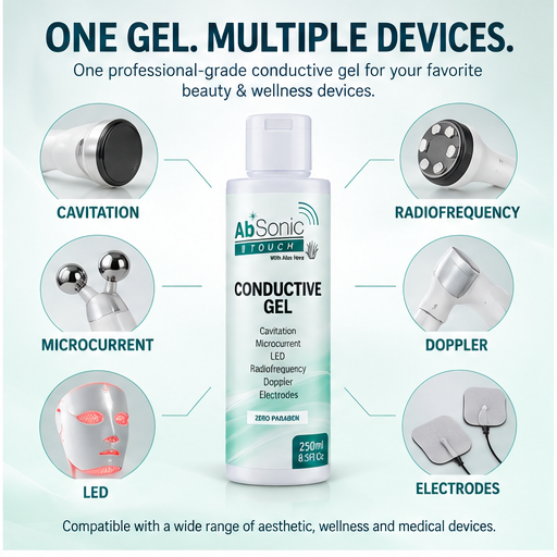 Absonic Touch - Conductive Gel with Aloe Vera - 8.5 oz - 2-Pack