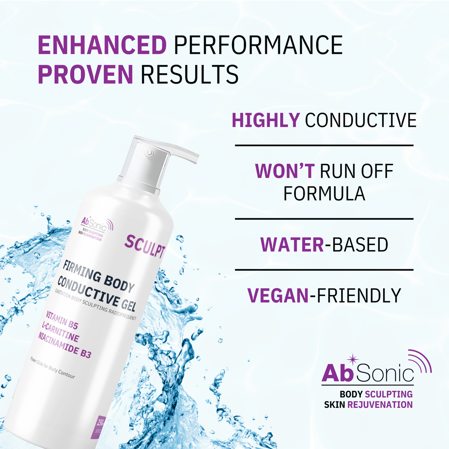 Sculpt Firming Cavitation Conductive Gel