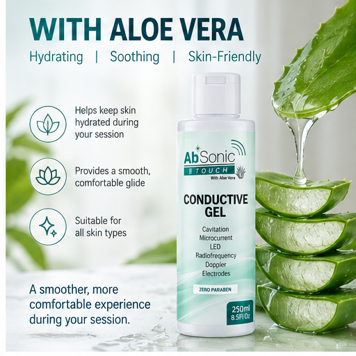 Absonic Touch - Conductive Gel with Aloe Vera - 8.5 oz - 2-Pack