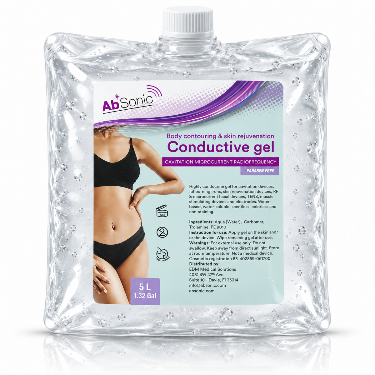 Absonic conuctive gel 5L bulk pack